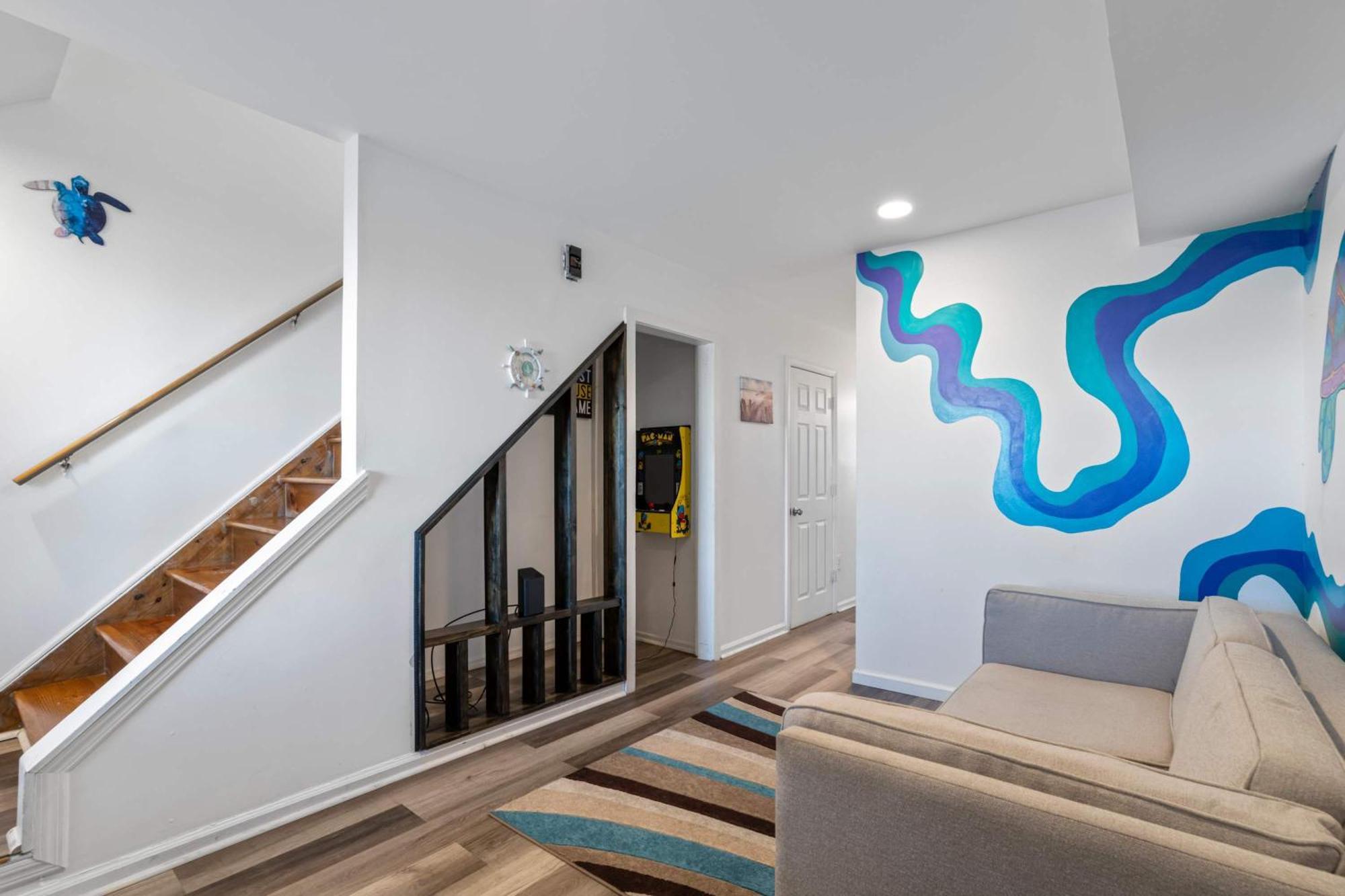 Arcade Nook & New Sea Turtle Mural- 3Br Atlantic City Exterior foto