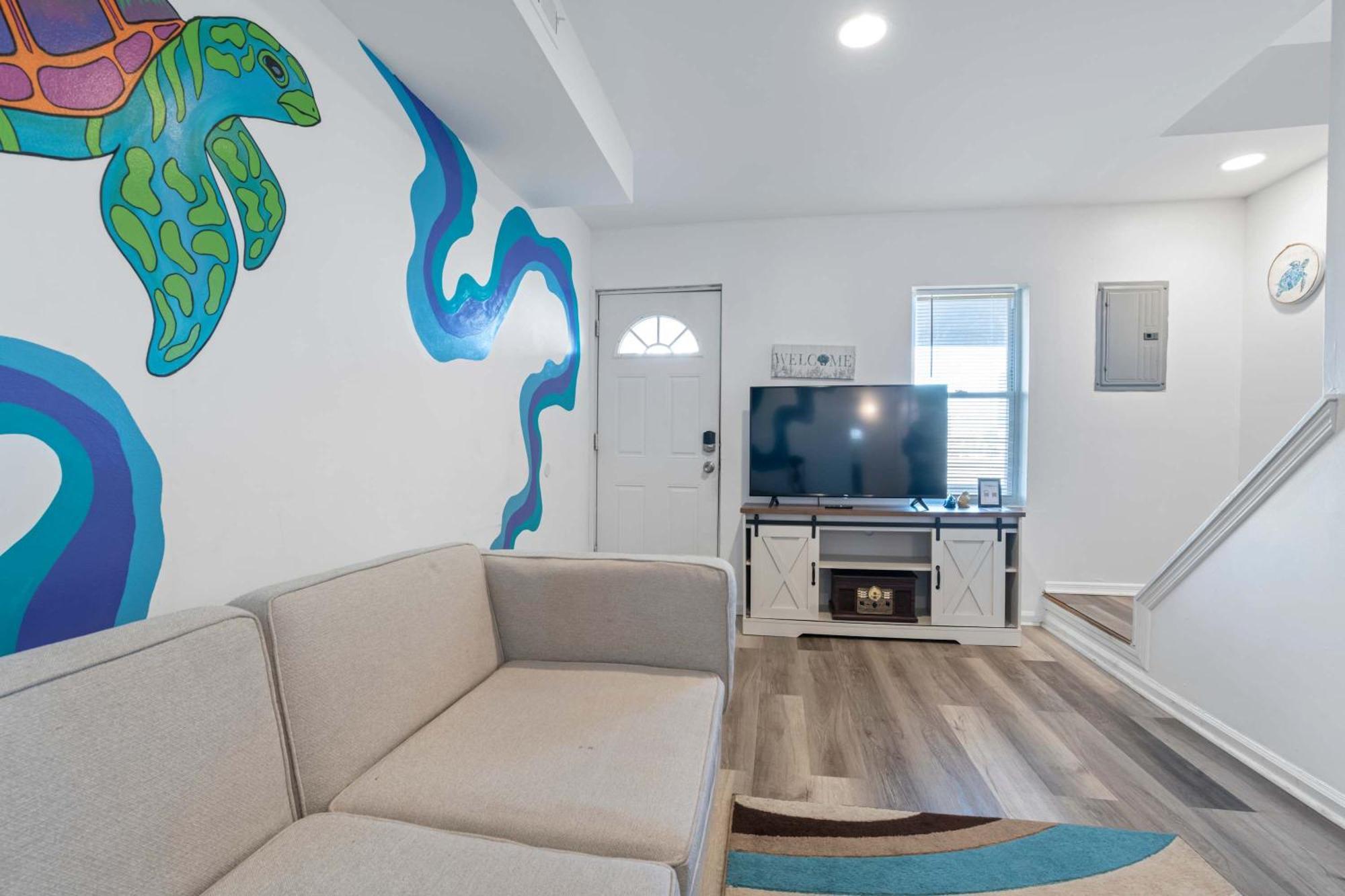 Arcade Nook & New Sea Turtle Mural- 3Br Atlantic City Exterior foto