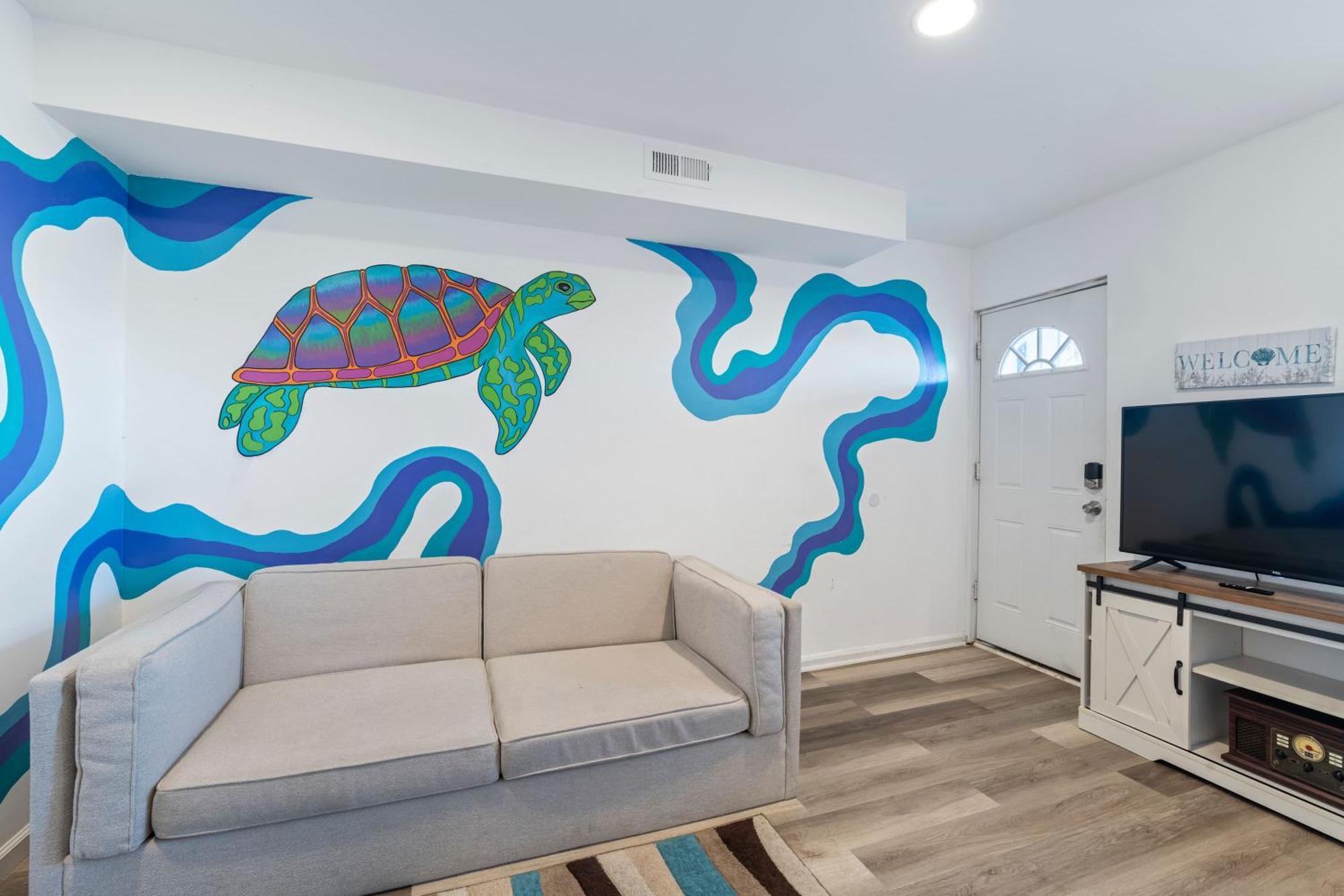 Arcade Nook & New Sea Turtle Mural- 3Br Atlantic City Exterior foto